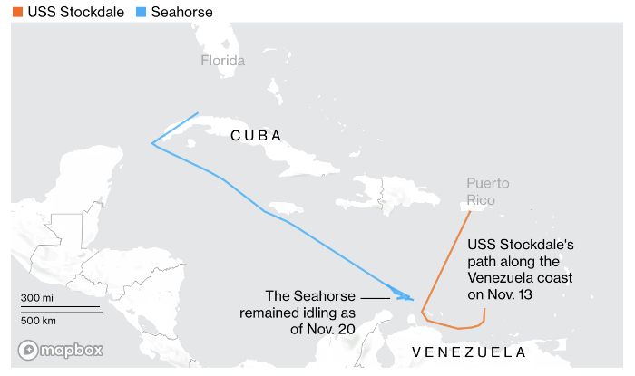 Американский эсминец преградил путь российскому ...